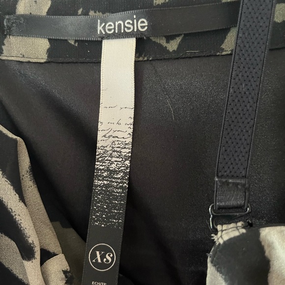 KENSIE Dress, black/grey/white animal print. - Picture 5 of 7